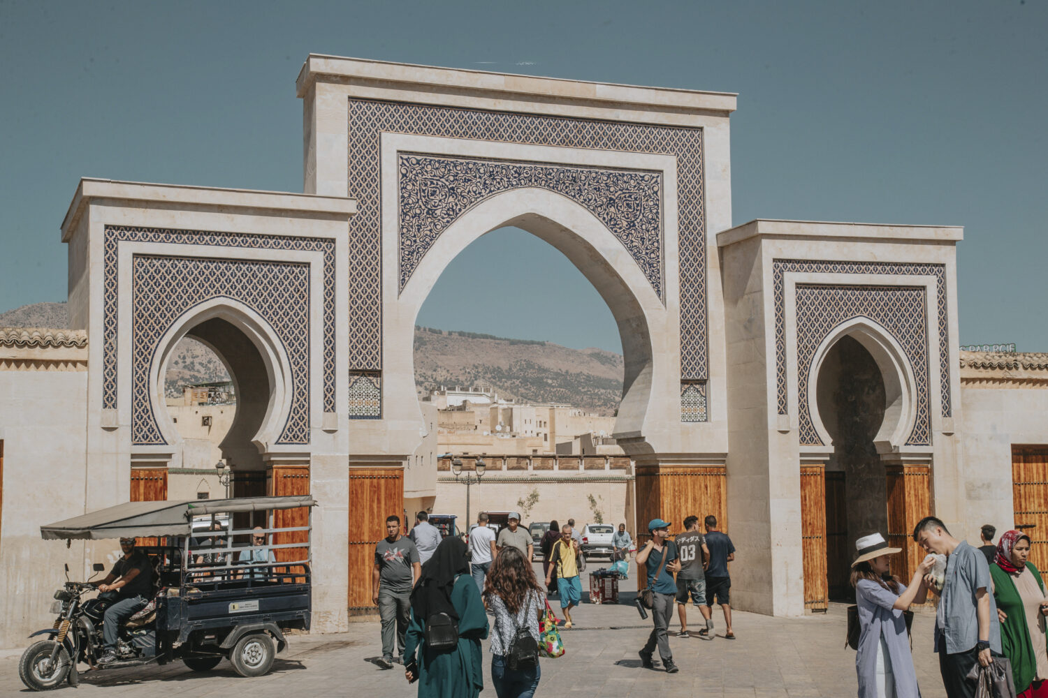Bab Boujloud Fes, a key highlight on your 6 days tour from Tangier.