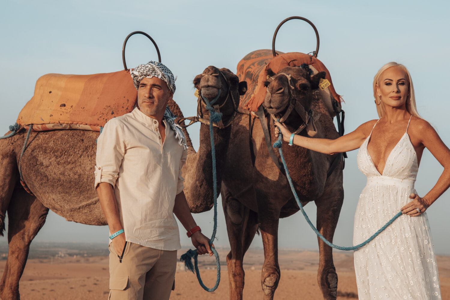 Camel ride through the Sahara Desert, followed by a night in a luxury desert camp on your 7 days Morocco itinerary.