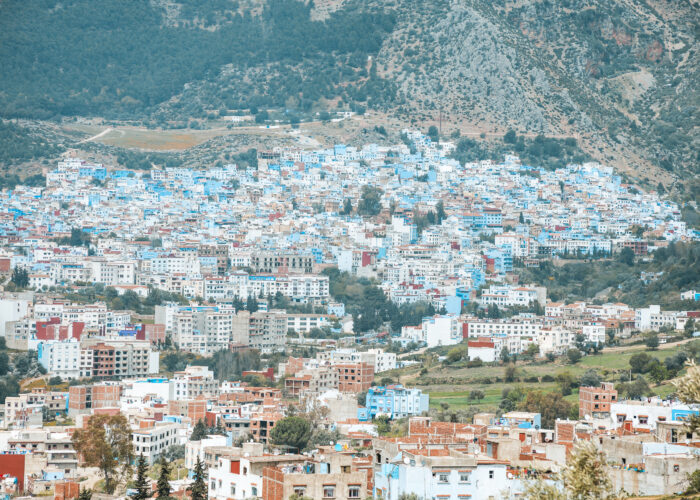 Stunning view of Chefchaouen, a key destination on your 8 days Morocco itinerary.