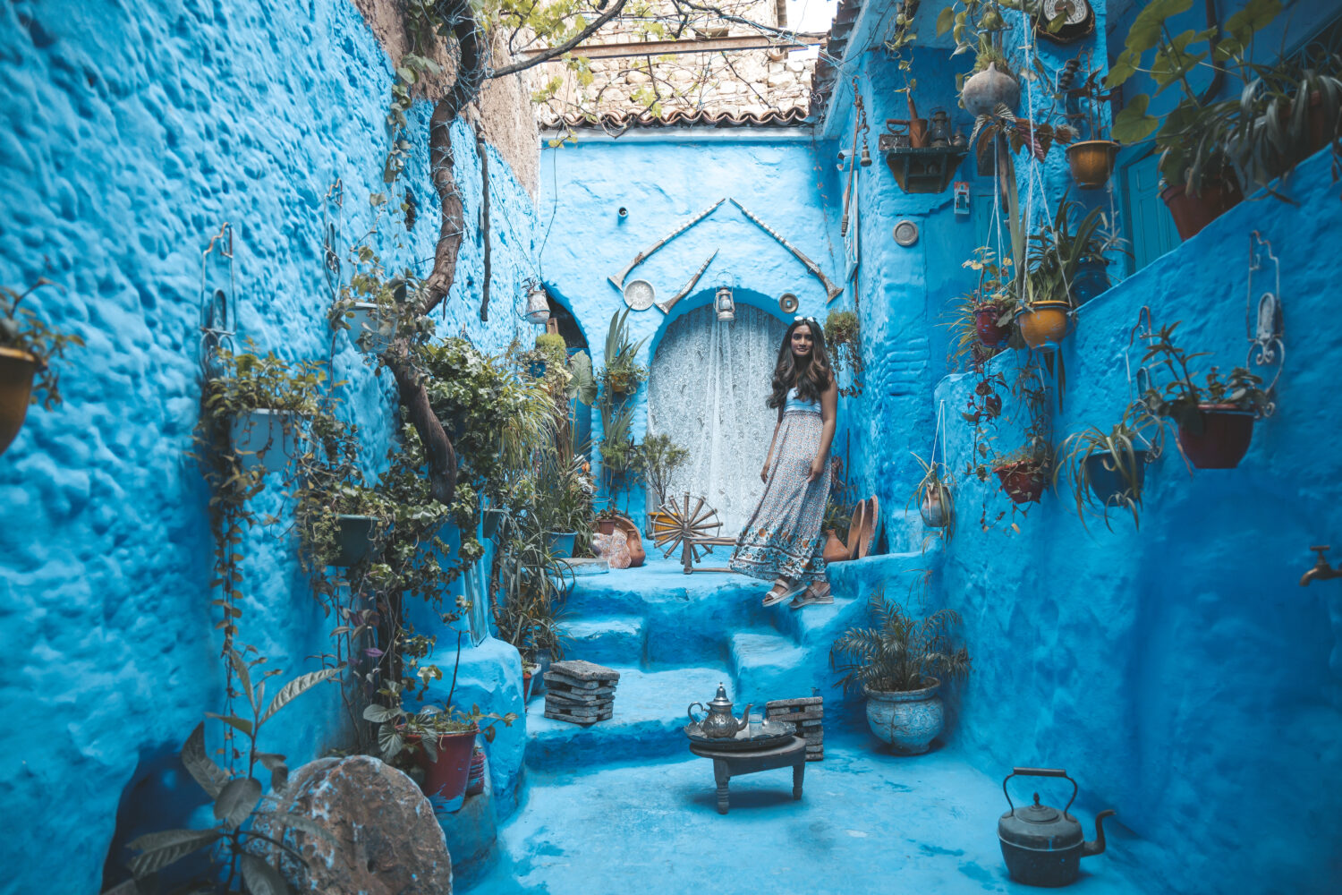 Chefchaouen blue city, perfect addition to your 7 days Morocco itinerary.